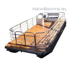 Понтон грузопассажирский, моторный понтон, катер понтонный