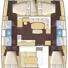 Lagoon 421 - 4 + 1 cab.