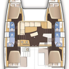 Lagoon 42 - 4 + 2 cab.