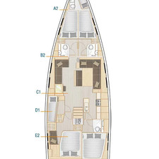 Hanse 548 - 5 + 1 cab.