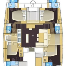Lagoon 52 - 6 + 2 cab.