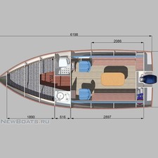 Катер Краб-620. Набор для постройки