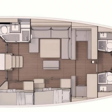 Dufour 530 - 5 + 1 cab.