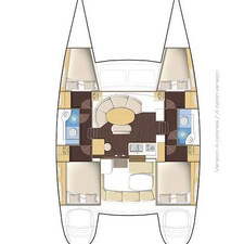 Lagoon 380 - 4 + 2 cab.