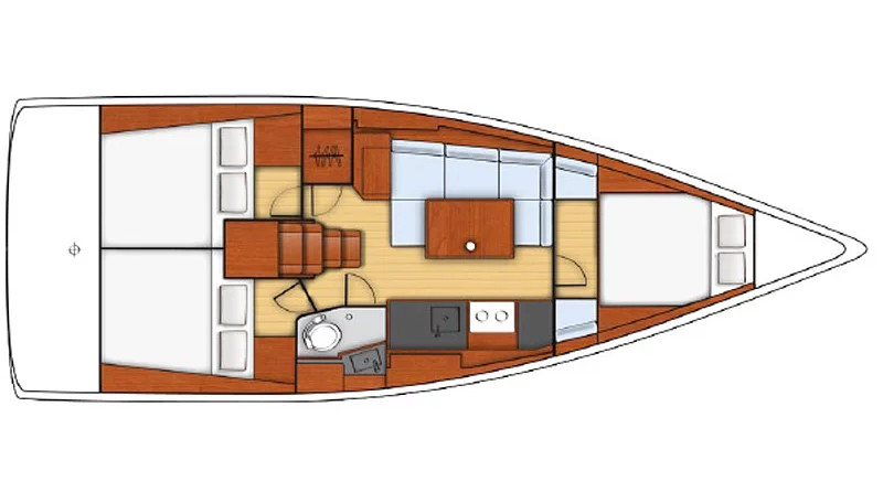 Oceanis 38 (3Cab)
