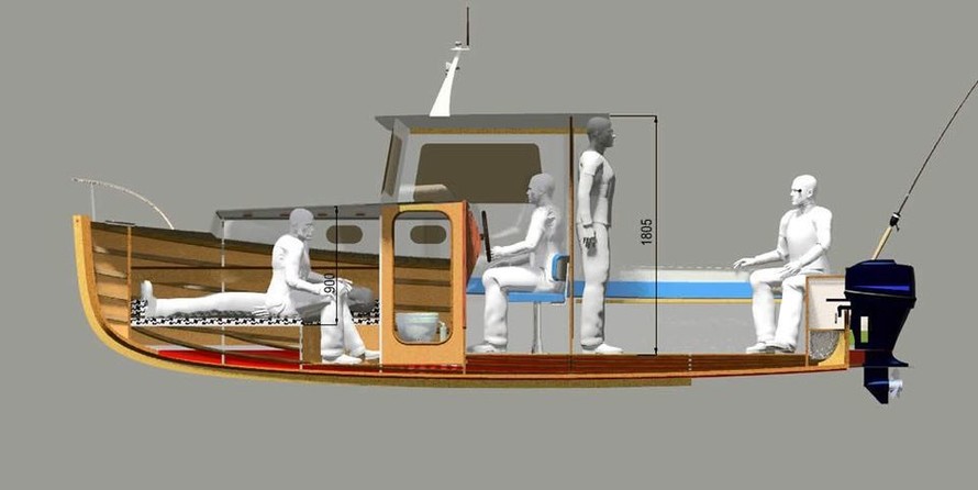 Катер Краб-620. Набор для постройки